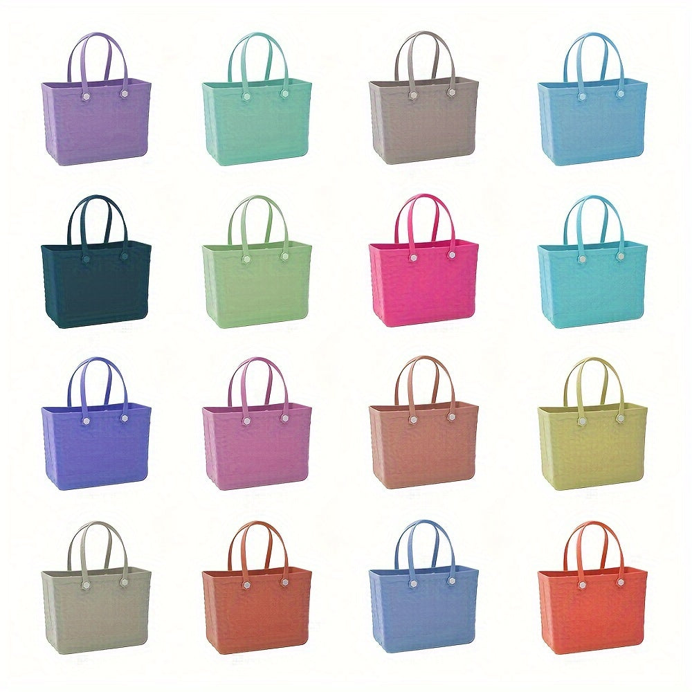 Textured Waterproof EVA Tote Bag